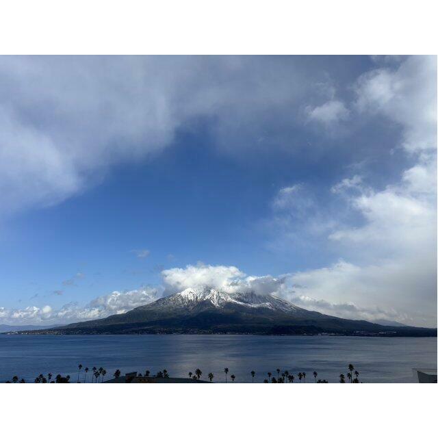 バルコニーからは桜島や錦江湾が一望できます！