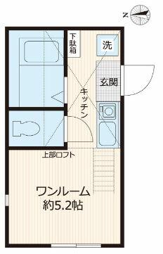 間取図　２０１号室