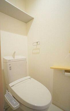 トイレは温水洗浄便座でございます