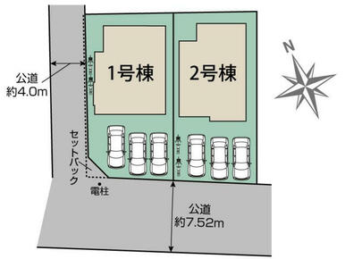 宇都宮市東原町2棟 区画図