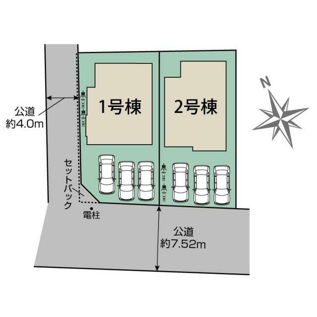 宇都宮市東原町2棟 区画図
