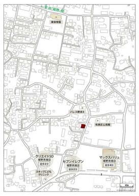 現地周辺案内図