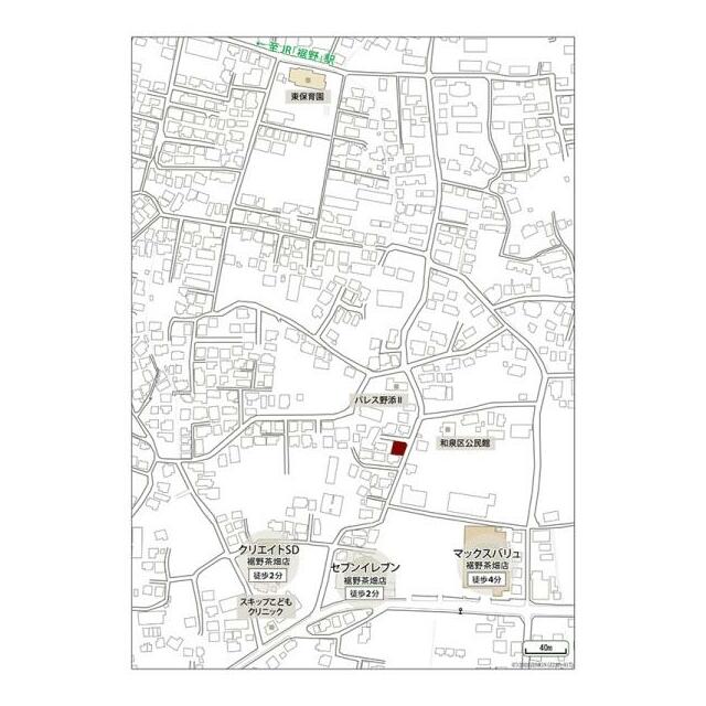 現地周辺案内図