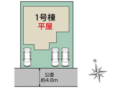 高崎市沖町1棟 区画図