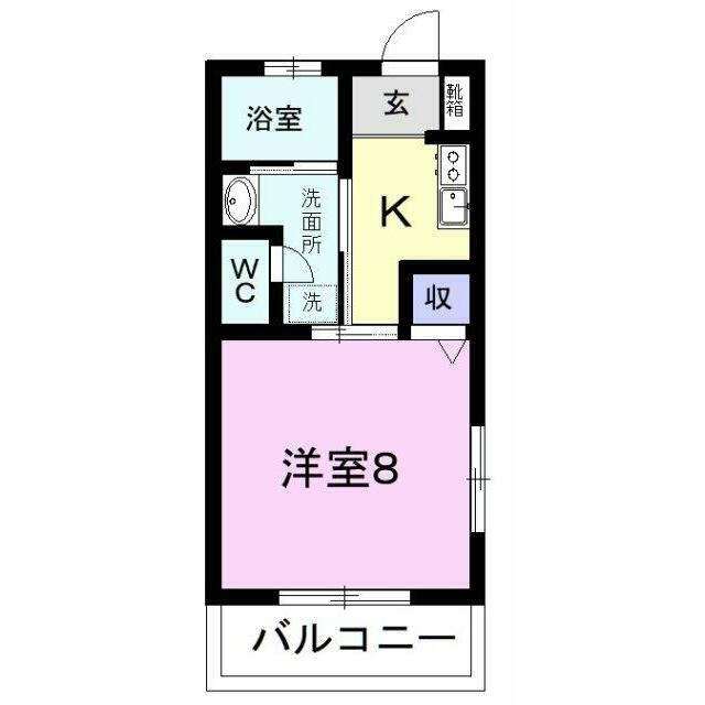 間取りは反転している可能性があります。