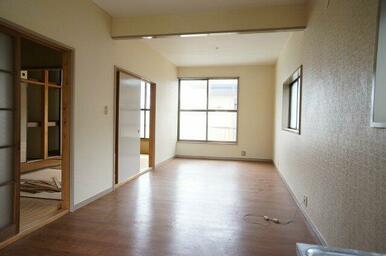 開放感のあるリビングダイニングです