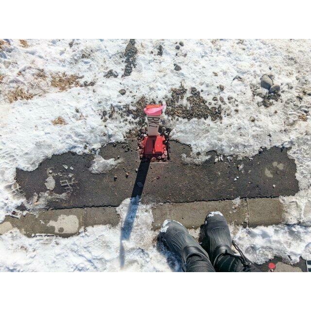 境界石　四点あり