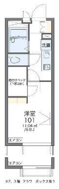 代表的な間取のため実際の間取とは異なる場合があります