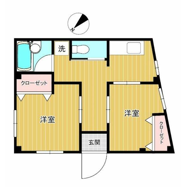 独立性の高い間取り。廊下もあるので生活にメリハリがつきます♪
