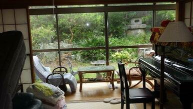 座敷からの眺め