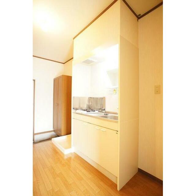 ゆったりとしたキッチンスペース