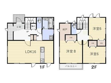 間取り図　３ＬＤＫ＋ＷＩＣ