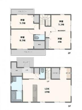 1号棟・3LDK～4LDK