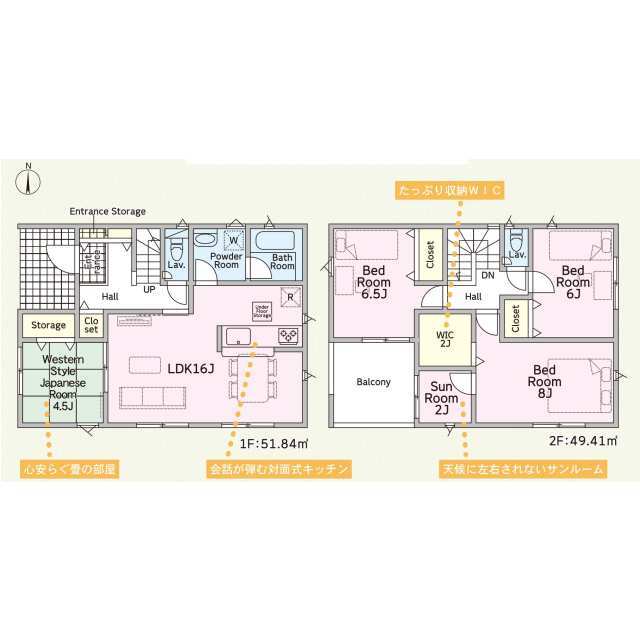 高崎市 箕郷町白川 (群馬八幡駅) 2階建 4LDKの画像