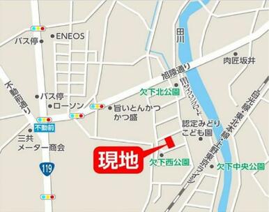 現地案内図