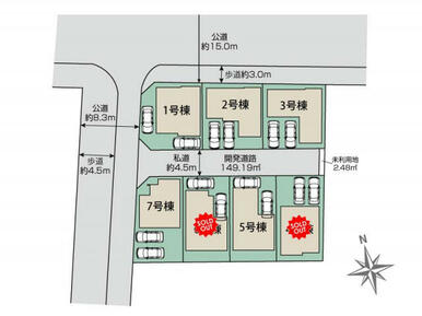 名古屋市南区砂口町7棟 区画図