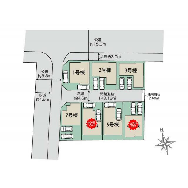 名古屋市南区砂口町7棟 区画図