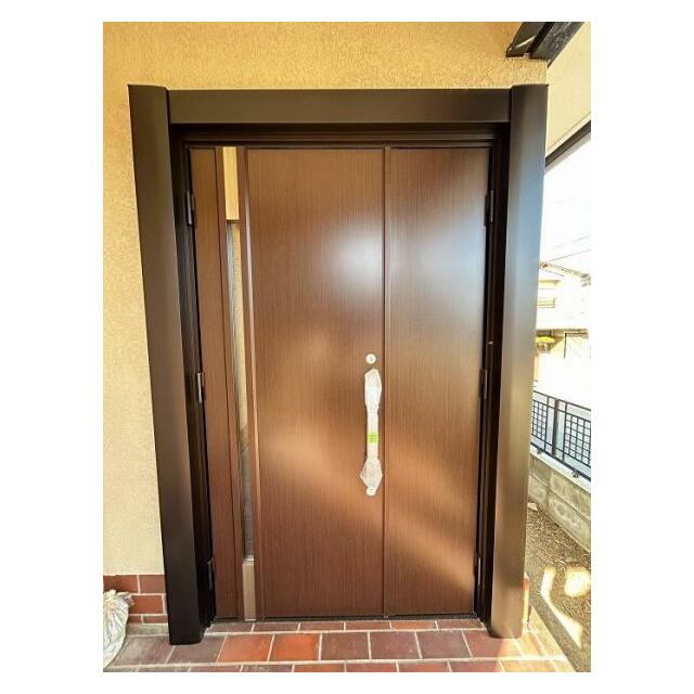 「玄関」玄関ドア新品交換済み