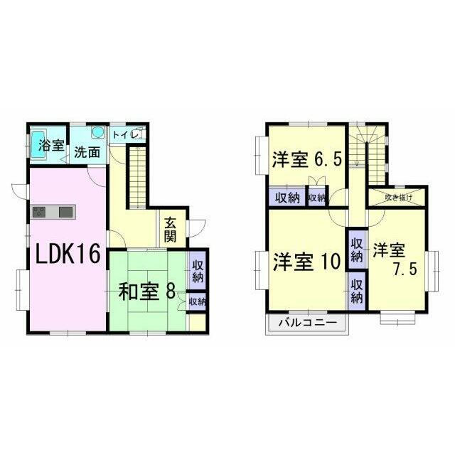 各居室6帖以上！リビングに隣接した和室あります♪収納も各所にたっぷり◎