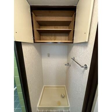 室内洗濯機置き場♪