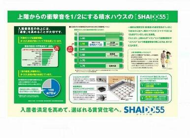 【シャイド５５】上階から聞こえてくる生活音を低減する、高遮音床システム『シャイド』先進の技術で快適…