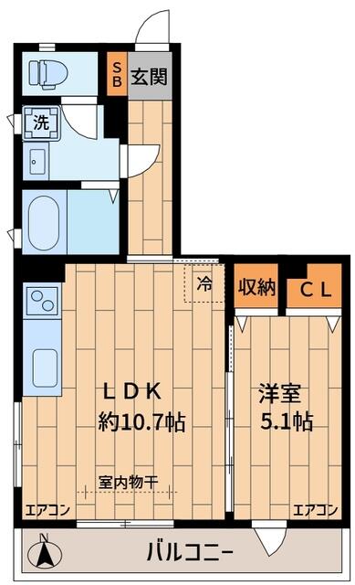 ウノ・コンフォルト １０２ 1LDK