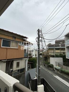 お部屋からの景色です！圧迫感がないので暮らしやすい♪