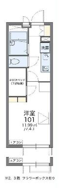 代表的な間取のため実際の間取とは異なる場合があります