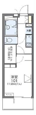 代表的な間取のため実際の間取とは異なる場合があります