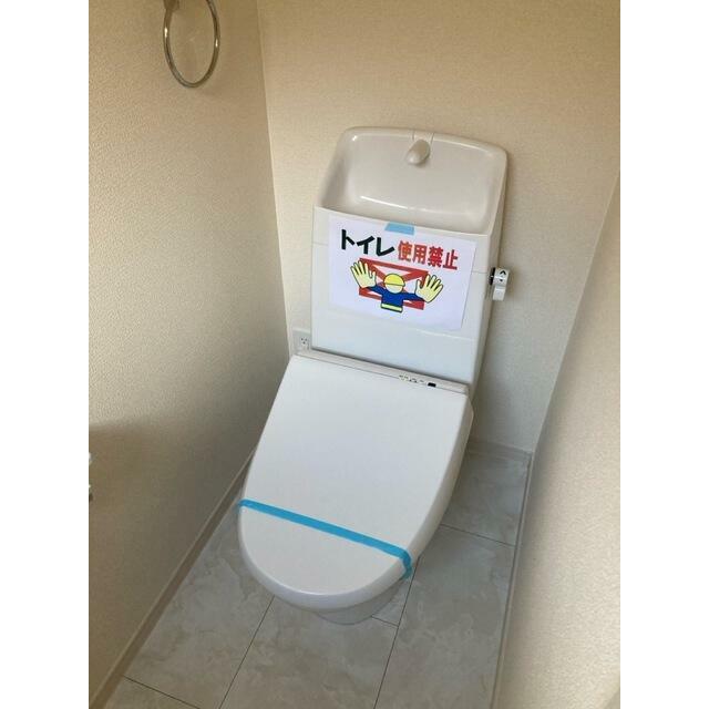 お気に入りのカバーやマット、スリッパを置いて快適空間に（2号棟）