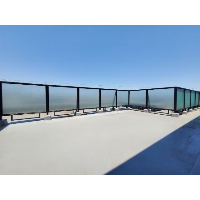 眺望良好なルーフバルコニー付き