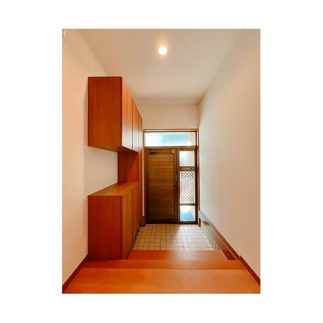 「玄関」靴箱、新品交換済み