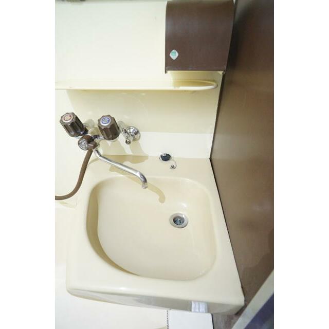 洗面台も付いているのでお出掛け準備らくらくです♪