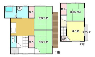 物件間取り図（４ＤＫ）