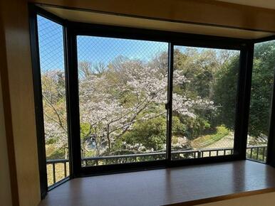 LDK出窓からの眺望