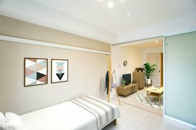 ※家具家電はＣＧです。【５．５帖洋室】エアコン付き