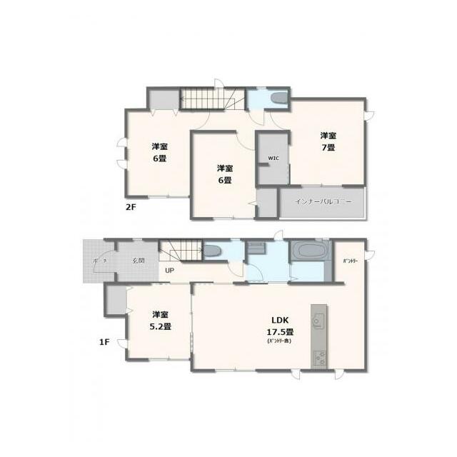 A号棟・4LDK+パントリー+WIC