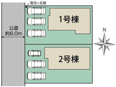 焼津市石津2棟 区画図