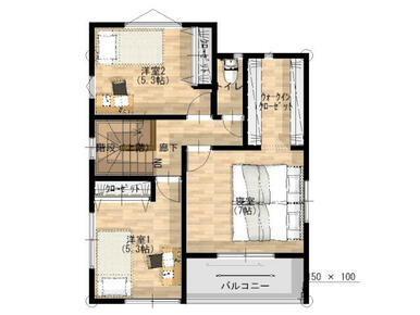 ２階間取り図