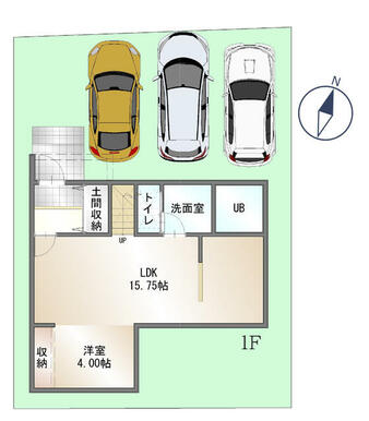 【建築プラン】１Ｆ間取り