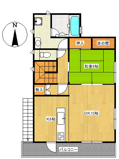 物件画像 北九州市小倉北区 木町４丁目 (南小倉駅) 3階建 4LDK
