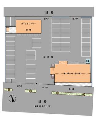 物件敷地内配置図