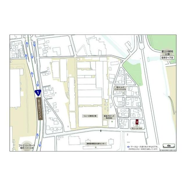 現地周辺案内図