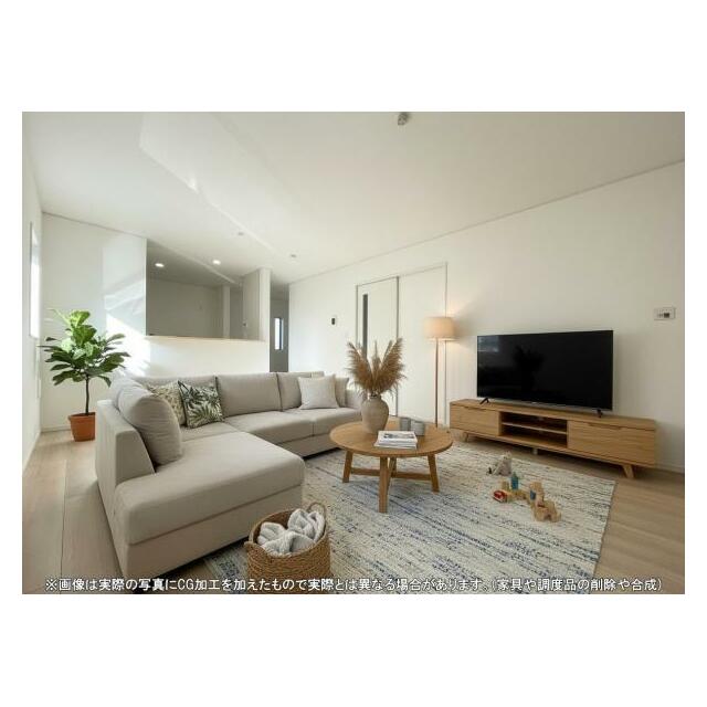 開放感のあるゆとりあるリビング。採光にもこだわった居心地の良い空間です♪