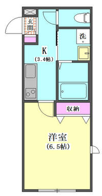 設備が充実した１Ｋのお部屋です♪