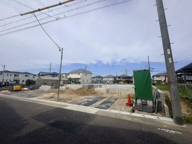現地土地写真 基礎着手後 南側（2026年9月19日撮影）