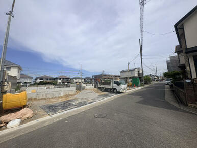 現地土地写真 基礎着手後 南側（2026年9月19日撮影）