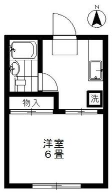 室内洗濯機置き場です