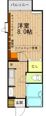 キャットウォーク　猫階段　トイレトレー置場付