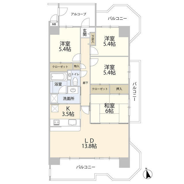 レインボー前並